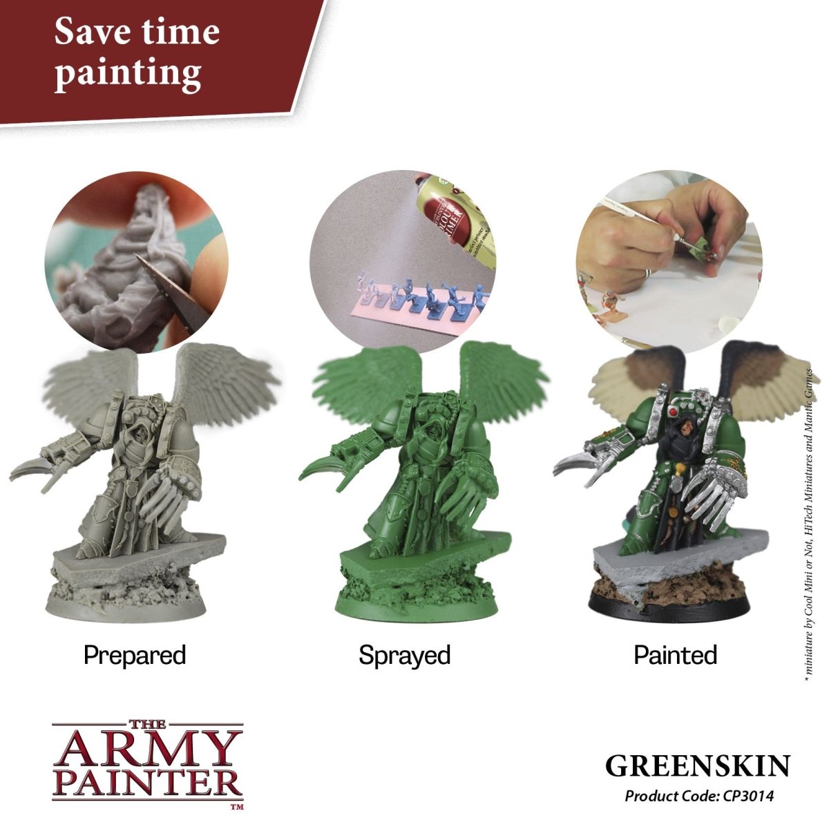 Army Painter Colour Primer - Greenskin (400ml) - Loaded Dice
