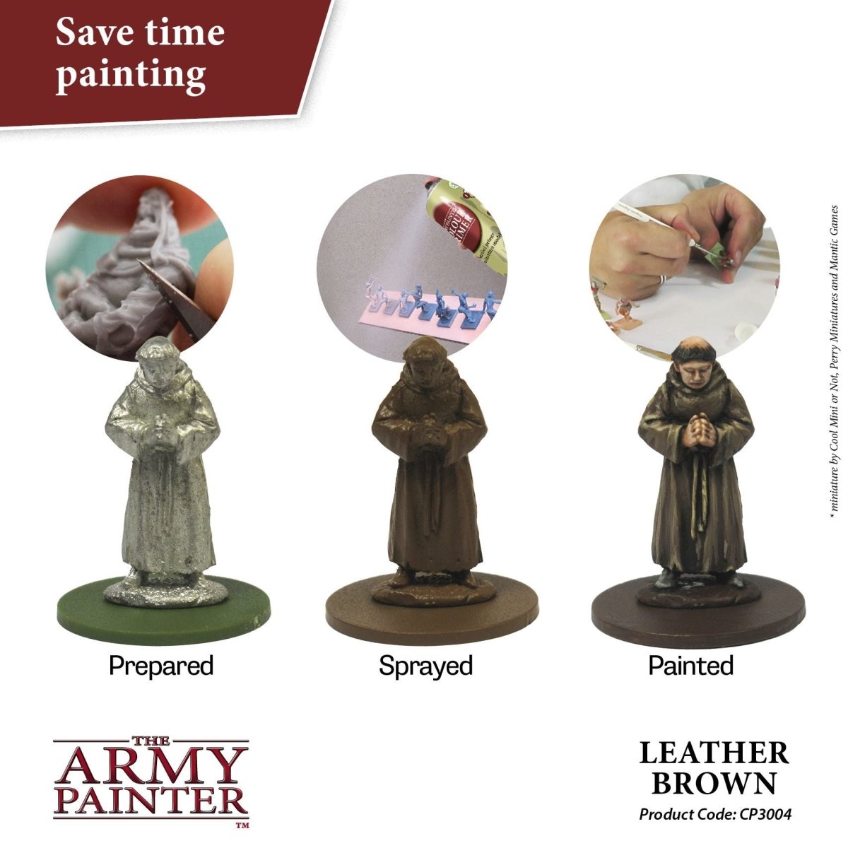 Army Painter Colour Primer - Leather Brown (400ml) - Loaded Dice
