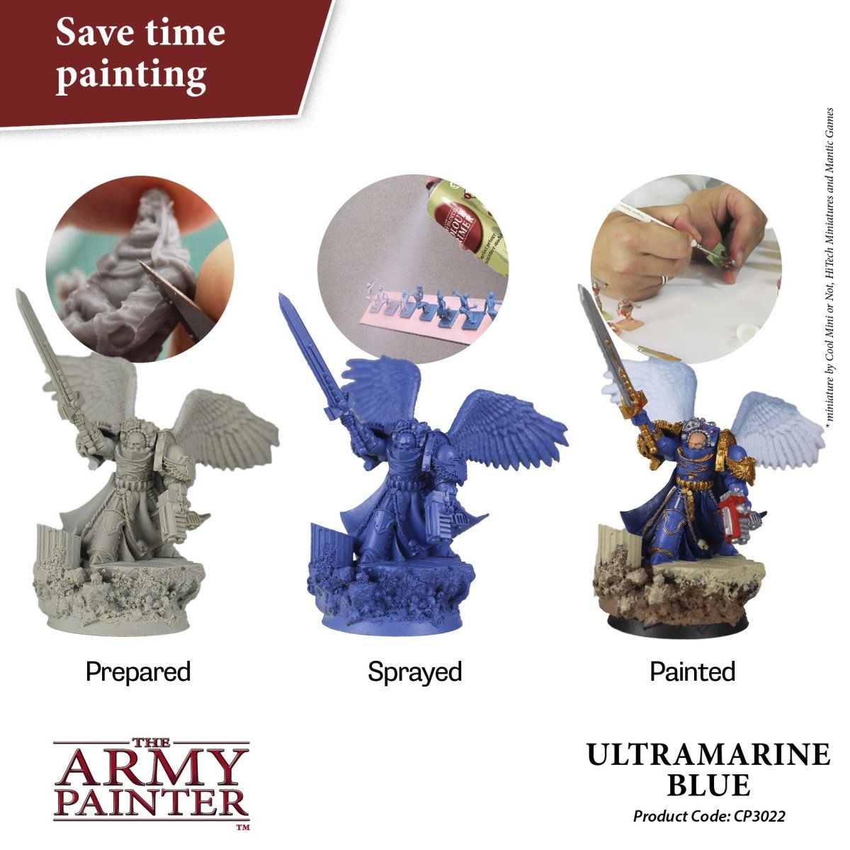 Army Painter Colour Primer - Ultramarine Blue (400ml) - Loaded Dice