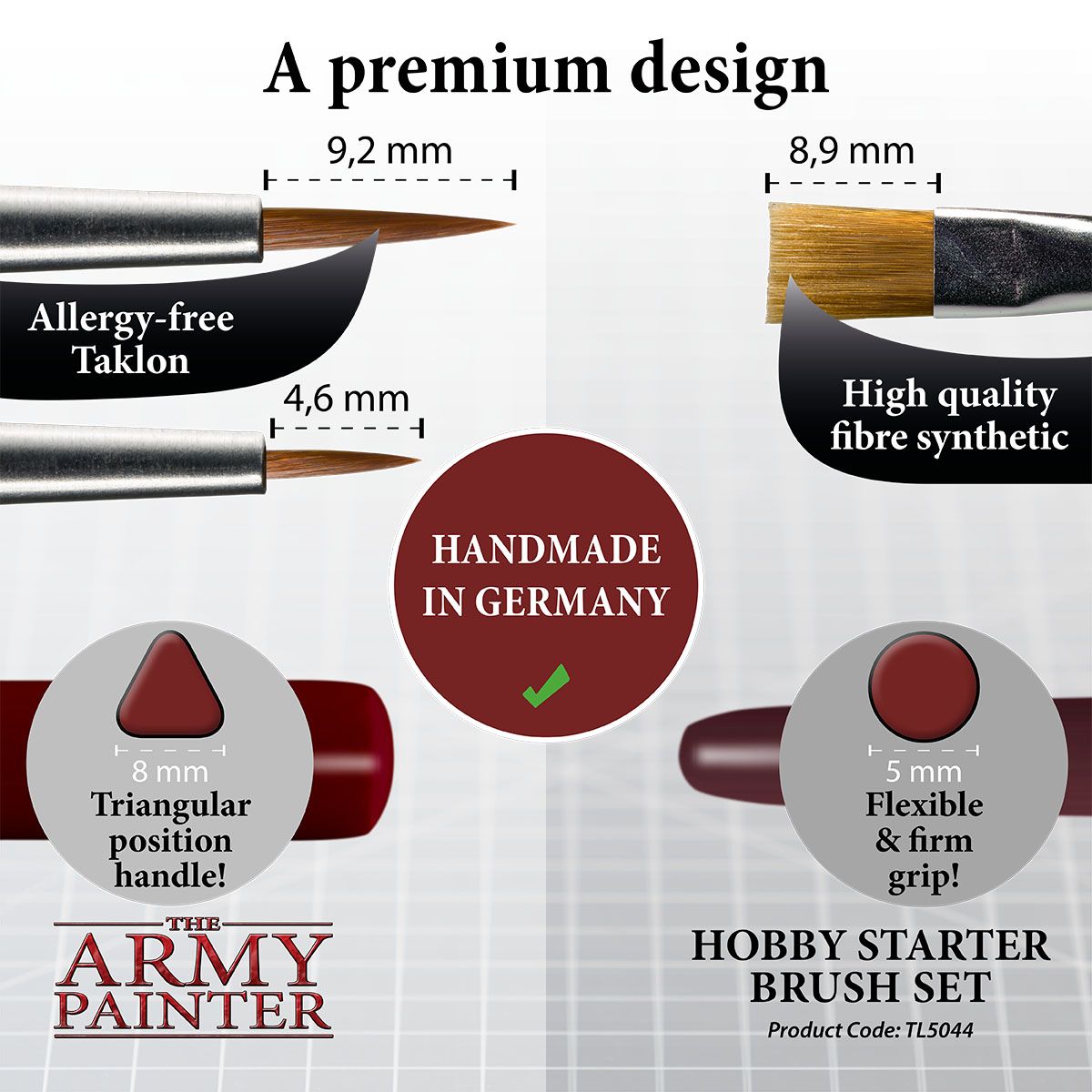 Army Painter Hobby Starter Brush Set - Loaded Dice