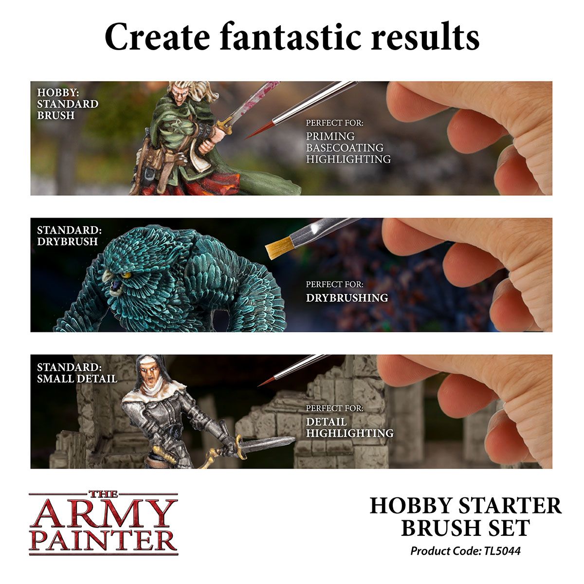 Army Painter Hobby Starter Brush Set - Loaded Dice