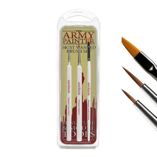 Army Painter Most Wanted Brush Set miniature painting brush
