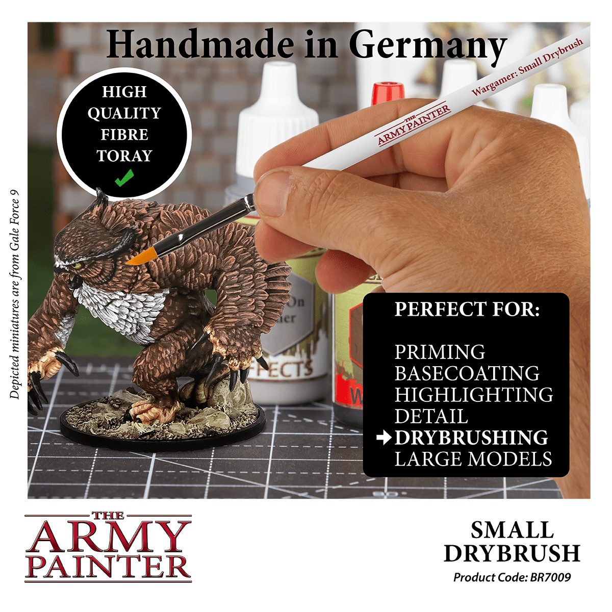 Army Painter Wargamer Brush - Small Drybrush - Loaded Dice