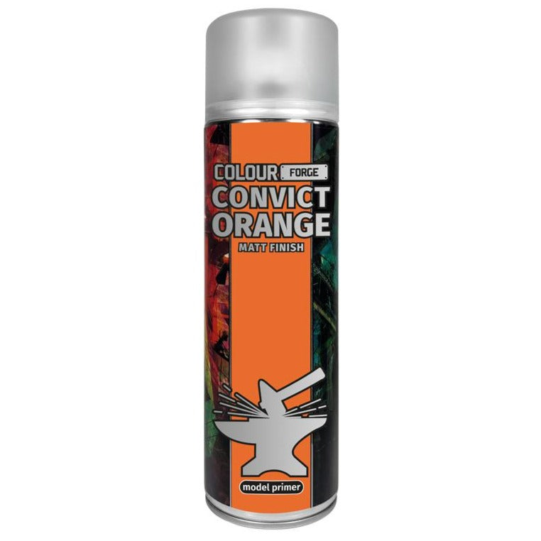 Colour Forge Convict Orange Spray Paint (500ml) - Loaded Dice
