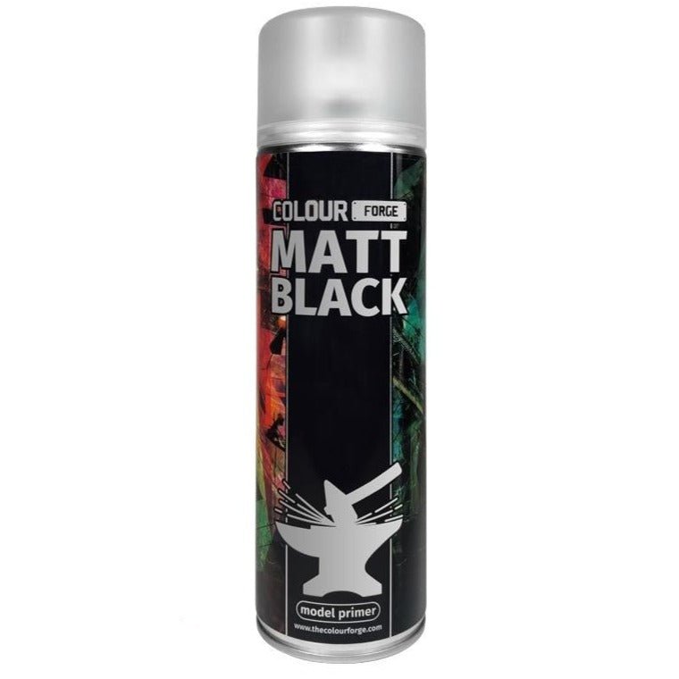 Colour Forge Matt Black 500ml spray can