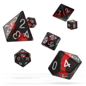 Oakie Doakie Dice RPG Set Enclave - Ruby (7) - Loaded Dice
