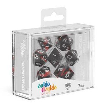 Oakie Doakie Dice RPG Set Enclave - Ruby (7) - Loaded Dice