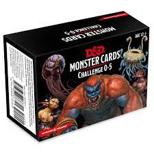 D&D Monster Cards Challenge 0-5 - Loaded Dice