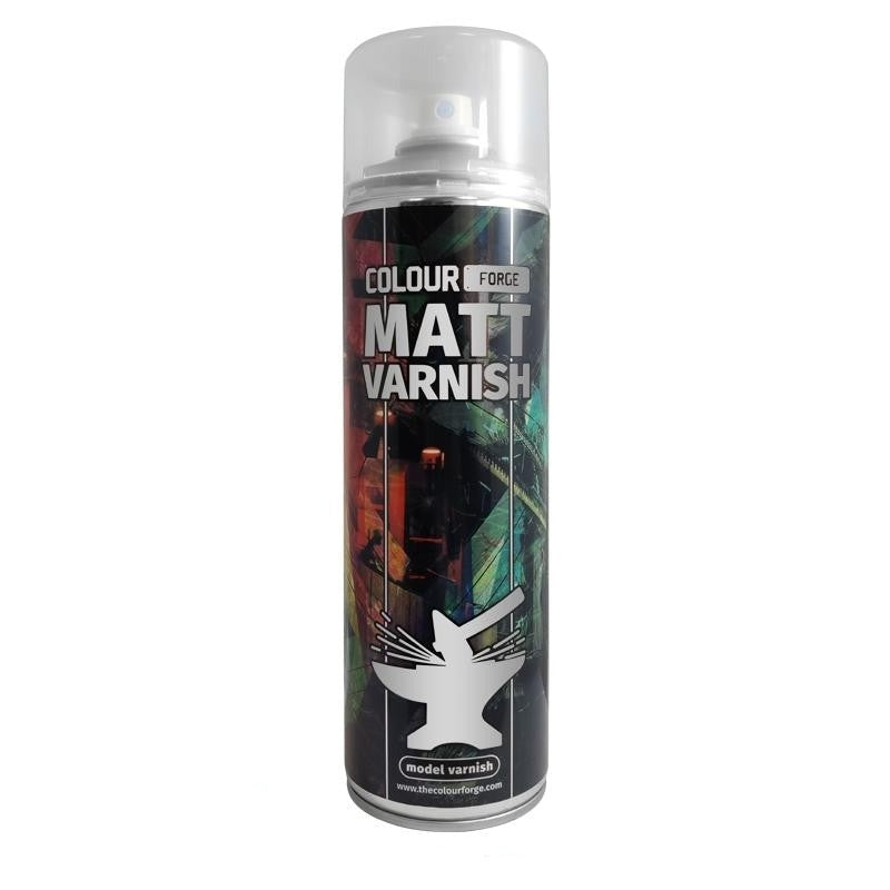 Colour Forge Matt Varnish Spray Paint (500ml) - Loaded Dice