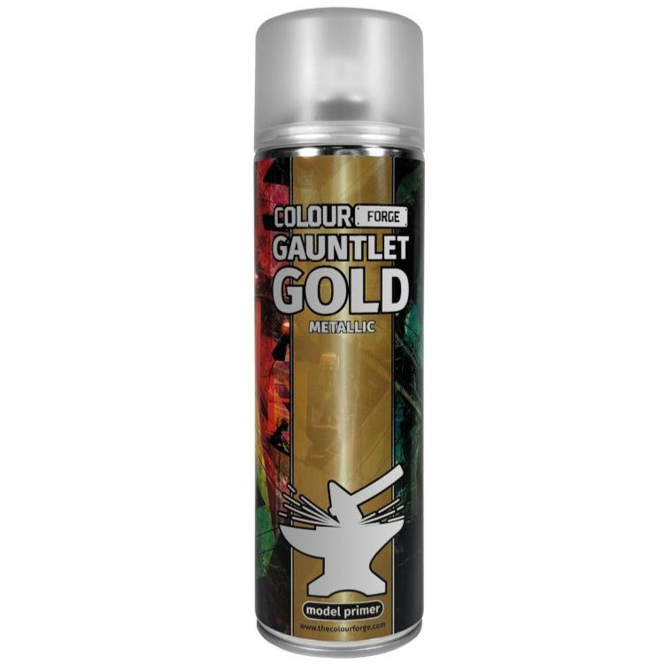 Colour Forge Gauntlet Gold Spray Paint (500ml) - Loaded Dice