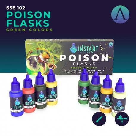 Instant Colors Paint sets - Poison Flasks - Loaded Dice