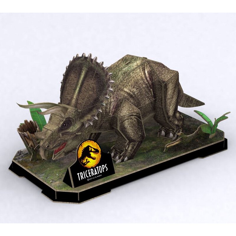 3D Puzzle - Jurassic World Dominion Triceratops - Loaded Dice