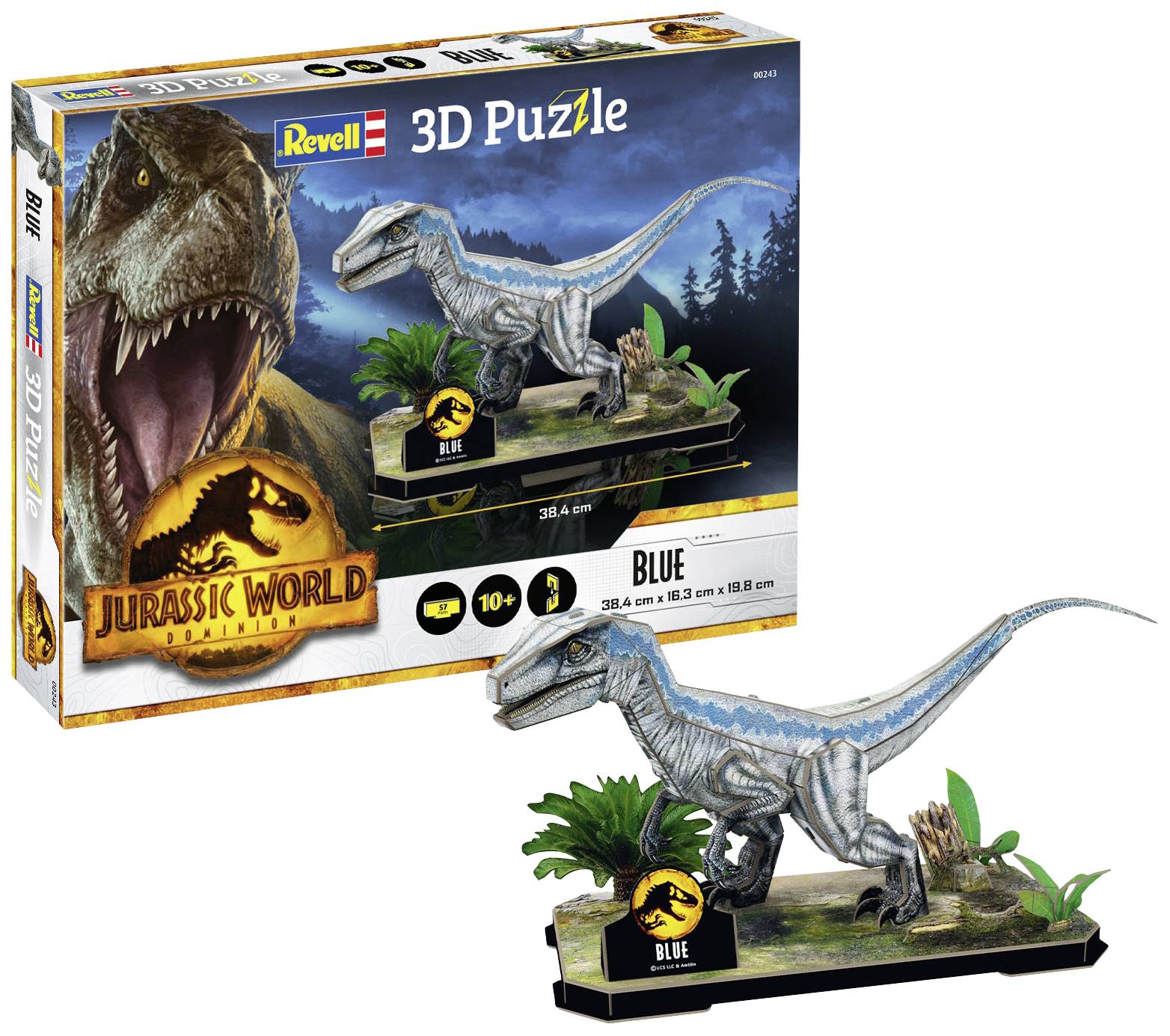 3D Puzzle - Jurassic World Dominion Blue - Loaded Dice