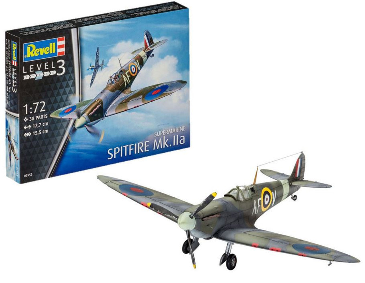 Revell Spitfire Mk.IIa (1:72) - Loaded Dice