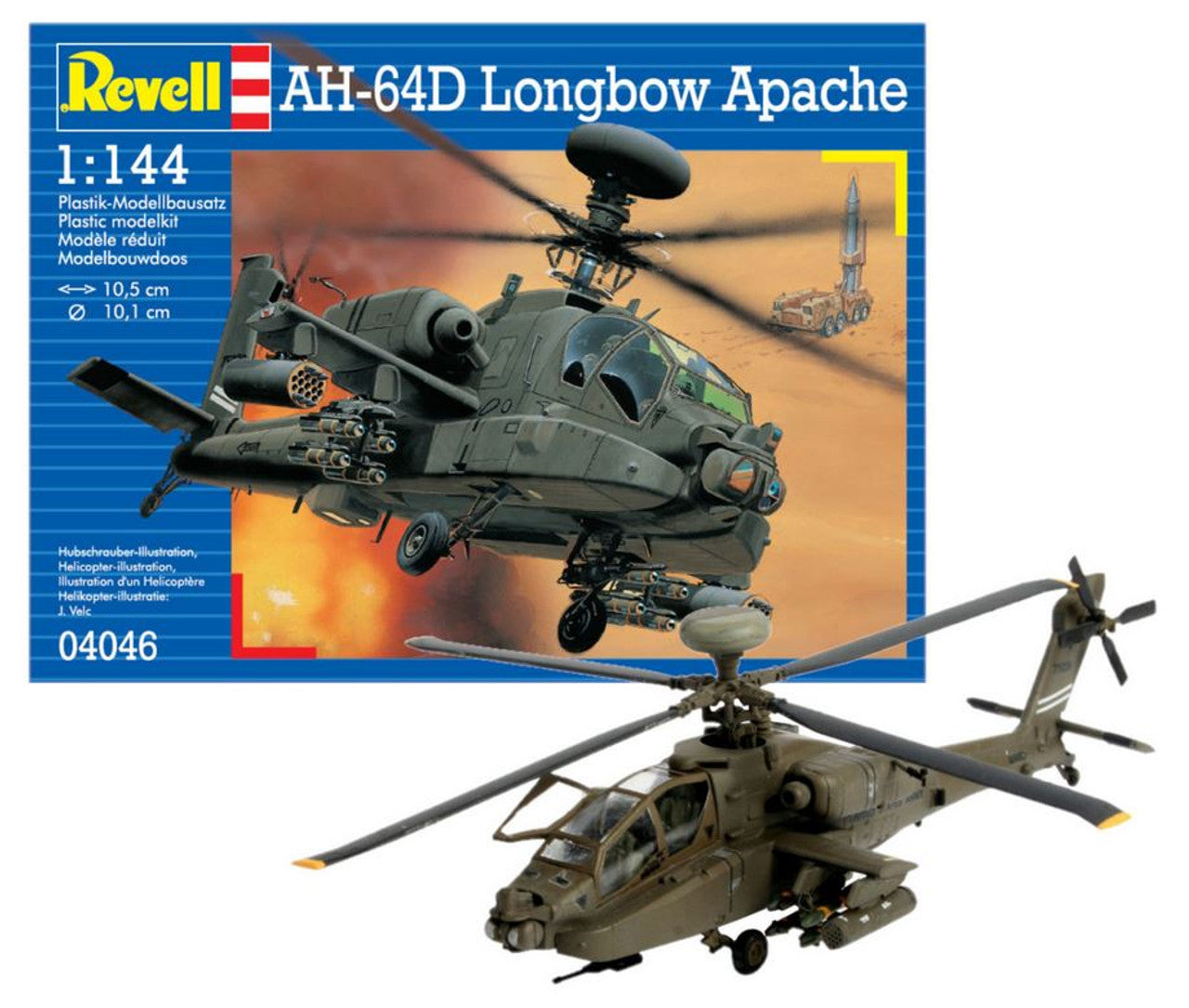 Revell AH-64D Longbow Apache (1:144) - Loaded Dice