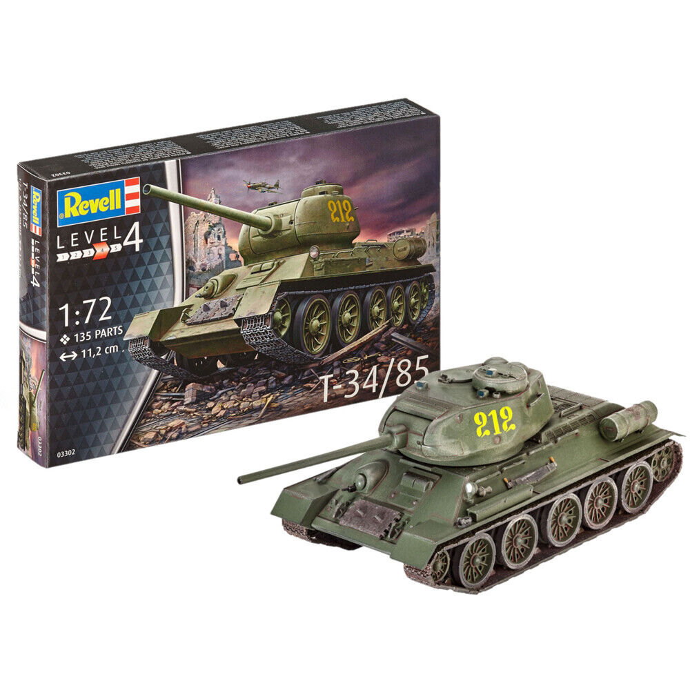 Revell T-34/85 (1:72) - Loaded Dice