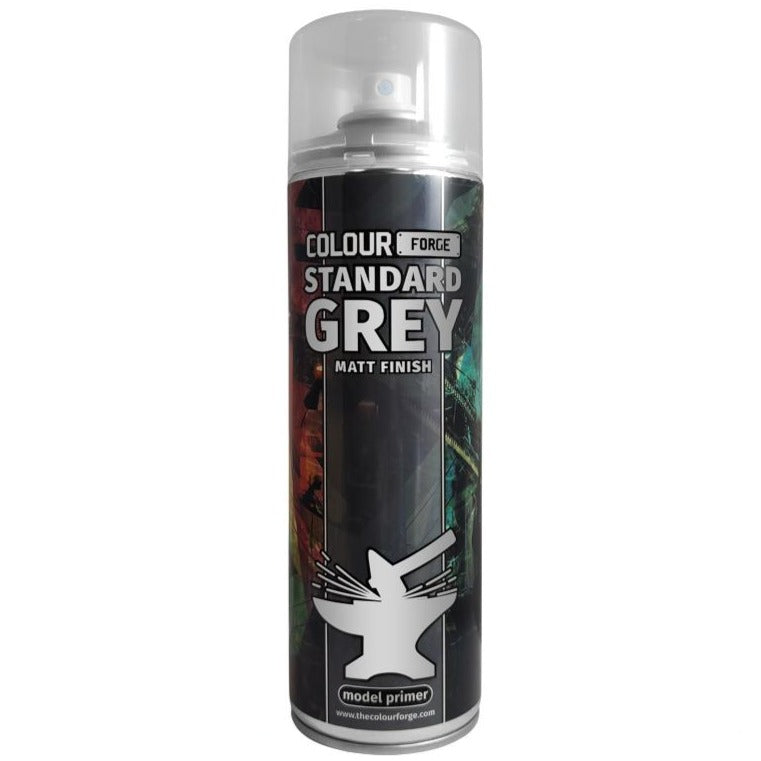 Colour Forge Standard Grey Spray Paint (500ml) - Loaded Dice