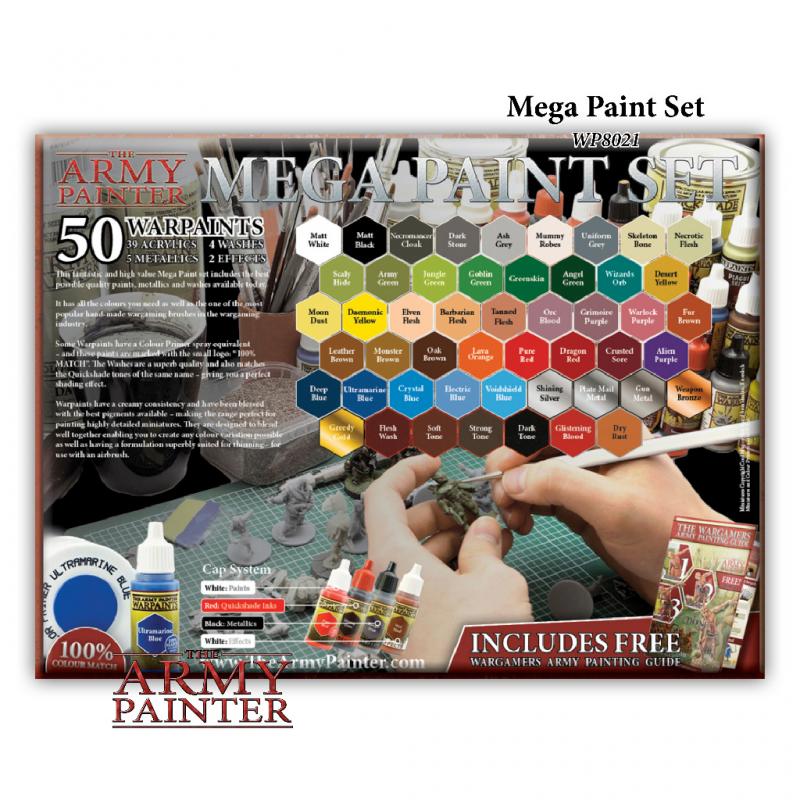 Army Painter Warpaints Mega Paint Set (APWP8021) - Loaded Dice