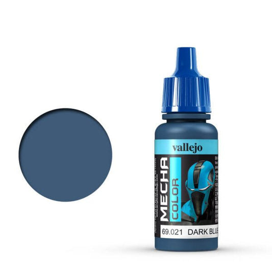 Vallejo Mecha Color Mecha Color - Dark Blue satin airbrush paint dropper bottle