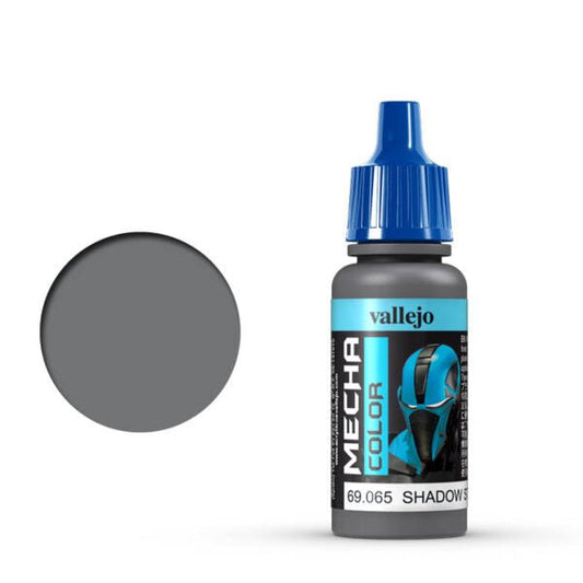 Vallejo Mecha Color Mecha Color - Dark Steel satin airbrush paint dropper bottle