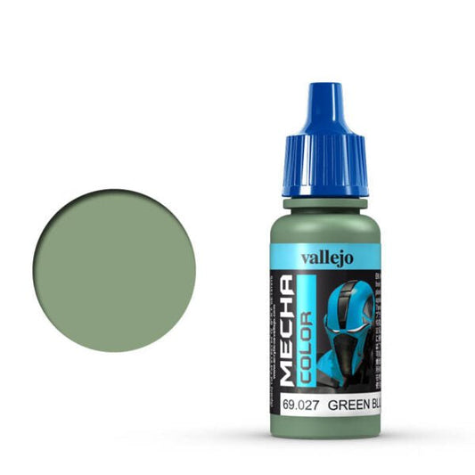 Vallejo Mecha Color Mecha Color - Green Blue satin airbrush paint dropper bottle