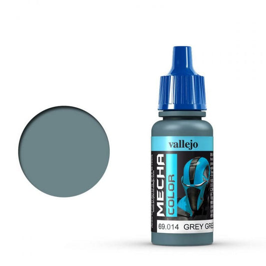 Vallejo Mecha Color Mecha Color - Grey Green satin airbrush paint dropper bottle