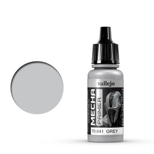 Vallejo Mecha Color Mecha Color - Grey Primer satin airbrush paint dropper bottle