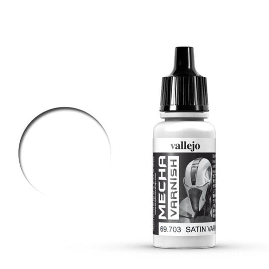 Vallejo Mecha Color - Mecha Satin Varnish hobby bottle