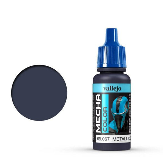 Vallejo Mecha Color Mecha Color - Metallic Blue satin airbrush paint dropper bottle
