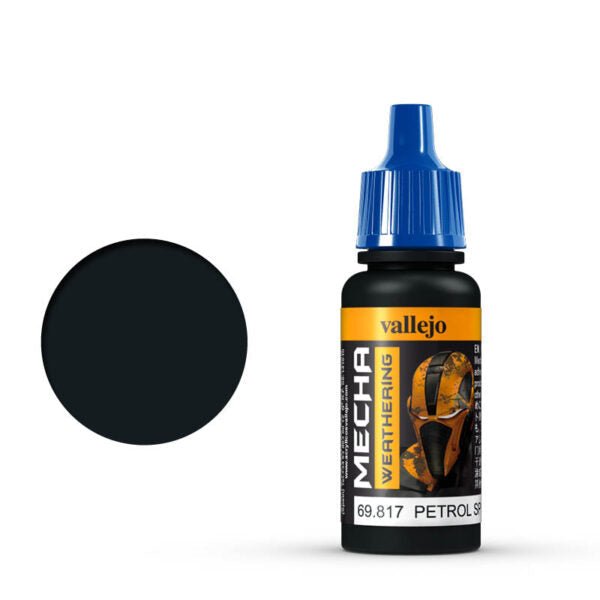 Vallejo Mecha Color Mecha Color - Petrol Spills (Gloss) satin airbrush paint dropper bottle
