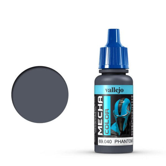 Vallejo Mecha Color Mecha Color - Phantom Grey satin airbrush paint dropper bottle