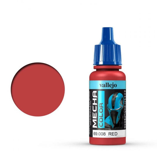 Vallejo Mecha Color Mecha Color - Red satin airbrush paint dropper bottle