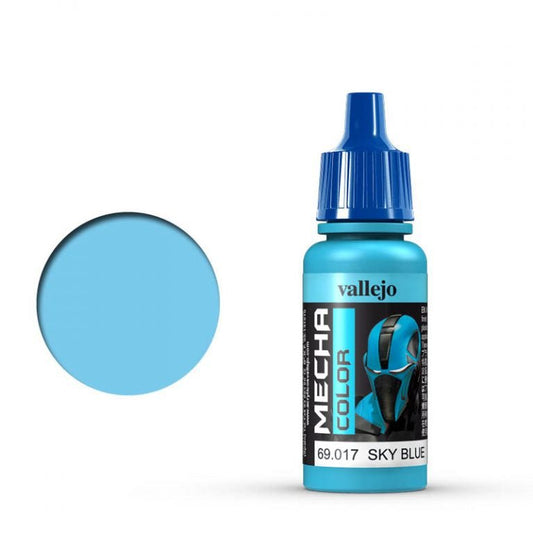 Vallejo Mecha Color Mecha Color - Sky Blue satin airbrush paint dropper bottle