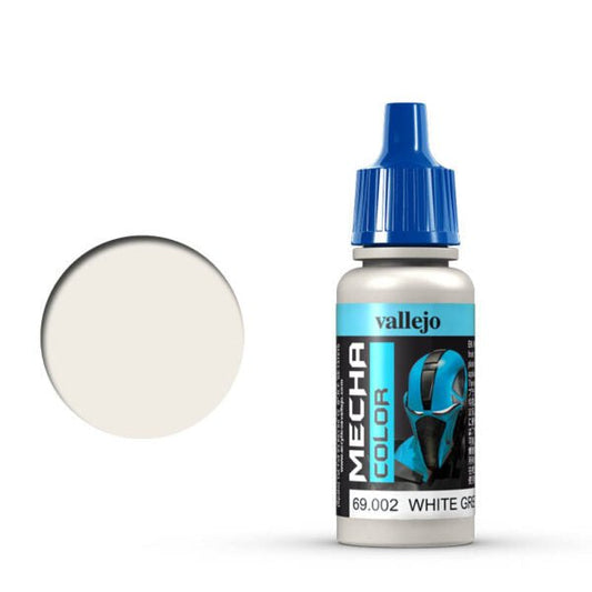 Vallejo Mecha Color Mecha Color - White Grey satin airbrush paint dropper bottle