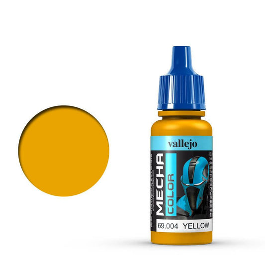 Vallejo Mecha Color Mecha Color - Yellow satin airbrush paint dropper bottle