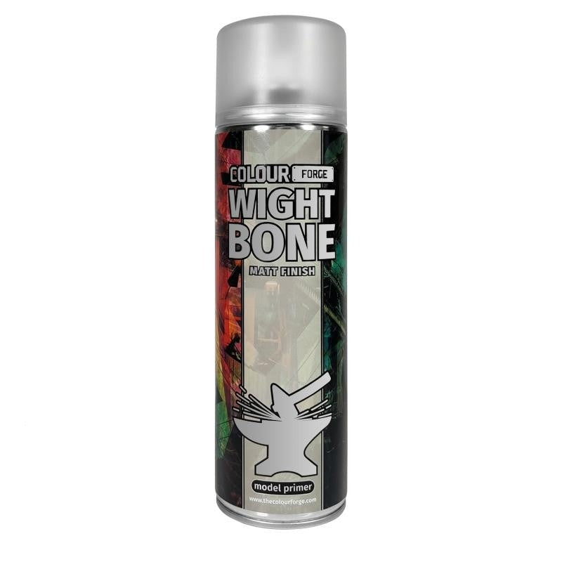 Colour Forge White Bone Spray Paint (500ml) - Loaded Dice